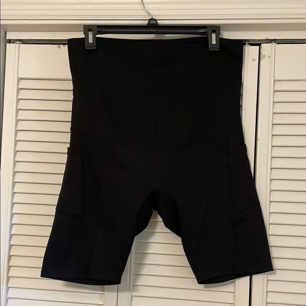 Poshdiva Maternity Biker Shorts, 8” inseam